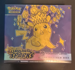 Pokemon TCG Scarlet Violet Surging Sparks Pokemon Center Elite Trainer Box ETB - Image 1