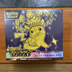 Pokemon TCG Scarlet Violet Surging Sparks Pokemon Center Elite Trainer Box ETB - Image 1