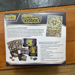 Pokemon TCG Scarlet Violet Surging Sparks Pokemon Center Elite Trainer Box ETB - Image 3