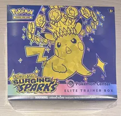 Pokemon TCG Scarlet Violet Surging Sparks Pokemon Center Elite Trainer Box ETB - Image 1