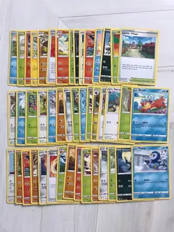 45 100 1000 Pokemon Cards Bulk Collection lot common uncommon no Energy - Image 1