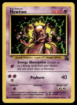 Mewtwo (14) Promo Normal WoTC Promo 14/53 LP Pokemon TCG - Image 1