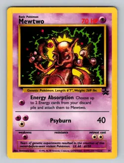 Mewtwo (14) Promo WoTC Promo 14/53 Pokemon TCG LP - Image 1