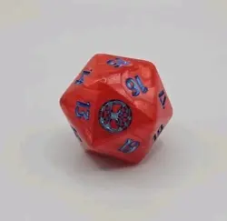 Oversized D20 Spindown Life Counter Marvel's Spider-Man MTG SPM Magic - Image 1