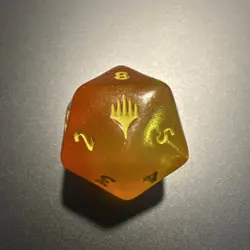 Oversized D20 Spindown Life Counter Marvel's Spider-Man MTG Magic SPM Orange - Image 2