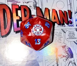 Oversized D20 Spindown Life Counter [Marvel's Spider-Man] MTG Magic SPM Magic - Image 1