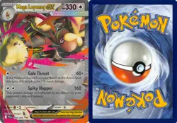 Mega Lopunny ex 084/094 Double Rare Phantasmal Flames Pokemon Reverse Holo NM - Image 3
