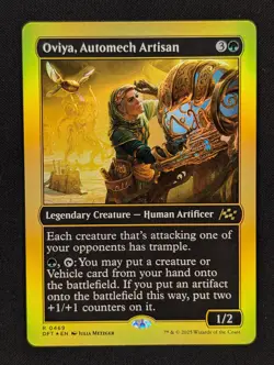 Oviya, Automech Artisan #469, Aetherdrift (DFT), First-Place Foil - Image 1