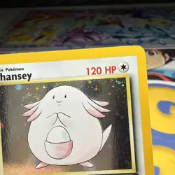 Pokemon Card Chansey 3/130 Base Set 2 Holo Rare WOTC NM REALLY NICE - Image 3