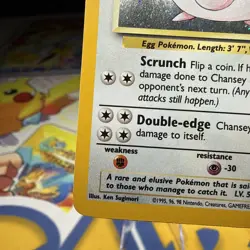 Pokemon Card Chansey 3/130 Base Set 2 Holo Rare WOTC NM REALLY NICE - Image 4
