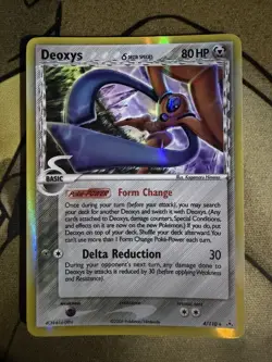 Pokemon TCG Deoxys Delta Species (Defense) EX Holon Phantoms 4/110 Holo Rare - Image 1