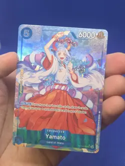 One Piece Carrying On His Will Yamato OP13-054 Alternate Alt Art Super Rare NM - Image 2