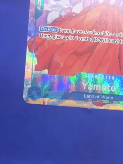 One Piece Carrying On His Will Yamato OP13-054 Alternate Alt Art Super Rare NM - Image 5
