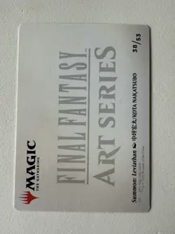 Summon: Leviathan Art Card (Gold-Stamped Signature) Art Series: Final Fantasy X1 - Image 2