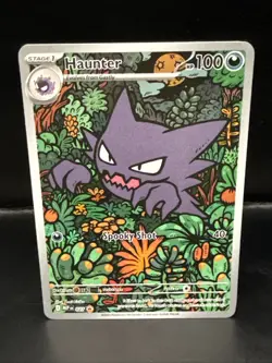 Pokemon TCG Haunter 027 Illustration Rare Promo Mega Evolution Battle Deck C - Image 1