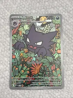 Haunter 027 Mega Evolution Illustration Rare Black Star Promo Pokemon TCG MINT - Image 1