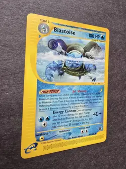 Pokemon Expedition Blastoise 37/165 Non-Holo NM - Image 2
