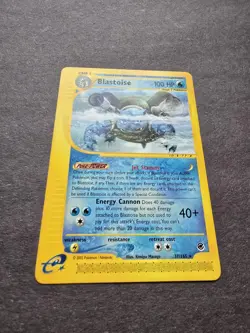Pokemon Expedition Blastoise 37/165 Non-Holo NM - Image 4