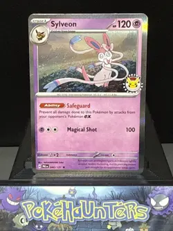 Pokemon Card Sylveon 040/131 Pokemon Day 2025 Stamped Holo Promo NM - Image 1
