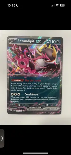 Fezendipiti EX 38/64 Shrouded Fable Collectible Card - Image 1