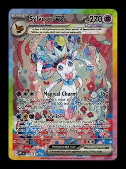 2025 Pokemon Prismatic Evolution Sylveon EX Card 156/131 Special Illustration - Image 1