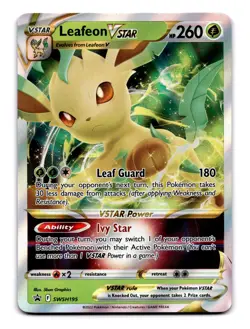 Leafeon VSTAR SWSH195 Sword & Shield Promo Cards Promo Holo NM - Image 1