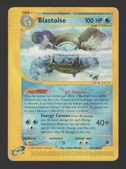 Blastoise Expedition 37/165 ENG - Pokemon Card Rare - Image 1