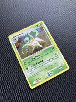 Pokemon Card Majestic Dawn Holo Leafeon Lv.42 7/100 Rare - Image 4