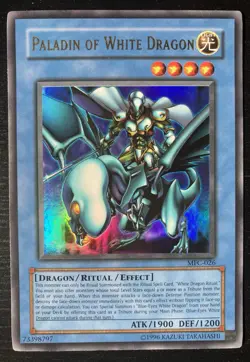 Paladin Of White Dragon - Yugioh Card (Ultra Rare ) MFC-026 (2003) - Image 2