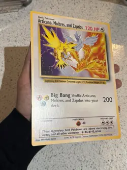 Pokemon WOTC Promo Card Articuno, Moltres, Zapdos Jumbo Card LP/MP See Pics! - Image 5