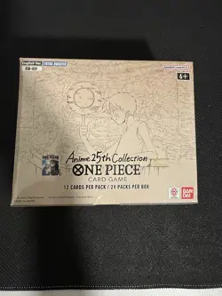 One Piece Card Game EB-02 Anime 25th Anniversary English Booster Box - Sealed - Image 1
