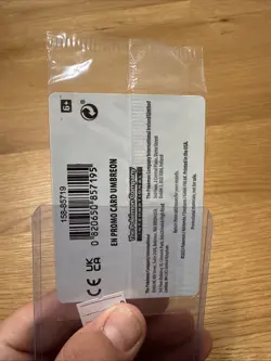 2023 Umbreon 130/197 Gamestop promo Pokemon Card Sealed English Stamped - Image 2
