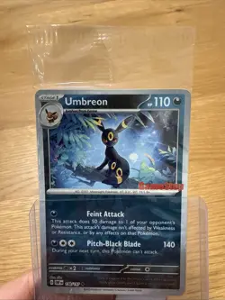2023 Umbreon 130/197 Gamestop promo Pokemon Card Sealed English Stamped - Image 3