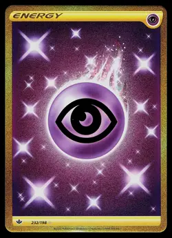 Pokemon Card - Psychic Energy Chilling Reign 232/198 Secret Rare - Image 1