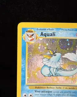 Vaporeon (Aquali) 12/64 - WoTC Jungle - Holo w/ Swirl - FRENCH Pokemon Card | LP - Image 4