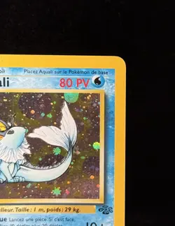 Vaporeon (Aquali) 12/64 - WoTC Jungle - Holo w/ Swirl - FRENCH Pokemon Card | LP - Image 5