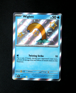 Pokemon Card TCG - Wiglett 121/091 - Paldean Fates - Baby Shiny Rare - NM ⭐ - Image 1