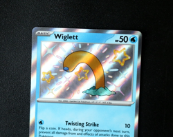 Pokemon Card TCG - Wiglett 121/091 - Paldean Fates - Baby Shiny Rare - NM ⭐ - Image 2