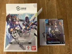 Gundam TCG - Heroic Beginnings Starter Deck (ST01) Opened | Promo Card Removed - Image 1