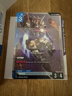 Gundam TCG - Heroic Beginnings Starter Deck (ST01) Opened | Promo Card Removed - Image 2
