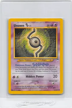 UNOWN S - 87/105 - Neo Destiny - Common - VIINTAGE WOTC Pokemon Card - LP/MP - Image 1