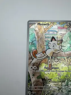 Pokemon TCG Meowth 106/094 Illustration Rare Near Mint Phantasmal Flames English - Image 2
