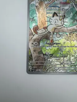 Pokemon TCG Meowth 106/094 Illustration Rare Near Mint Phantasmal Flames English - Image 4
