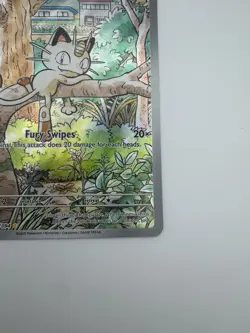 Pokemon TCG Meowth 106/094 Illustration Rare Near Mint Phantasmal Flames English - Image 5