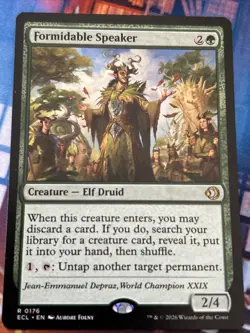 Formidable Speaker Lorwyn Eclipsed Regular NM-M Unplayed MTG Pack To Sleeve 0176 - Image 1