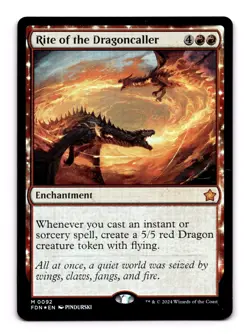 Rite of the Dragoncaller - 92 FDN: Foundations M Foil LP - Image 1