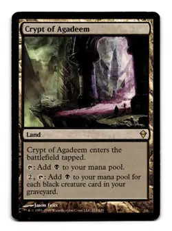 Crypt of Agadeem - 212 ZEN: Zendikar R Normal LP - Image 1
