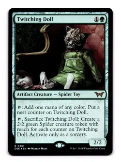 Twitching Doll - 201 DSK: Duskmourn: House of Horror R Foil NM - Image 1