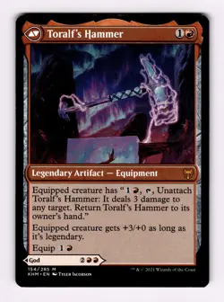 Toralf, God of Fury - 154 KHM: Kaldheim M Normal LP - Image 2