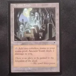 Magic: The Gathering Ancient Tomb Land Tempest Regular Uncommon 1997 English - Image 1